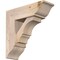 Ekena Millwork Balboa Traditional Smooth Bracket w/ Offset Brace, Douglas Fir, 7 1/2"W x 22"D x 22"H BKT0806X22X22BOA01SDF - alternate 1